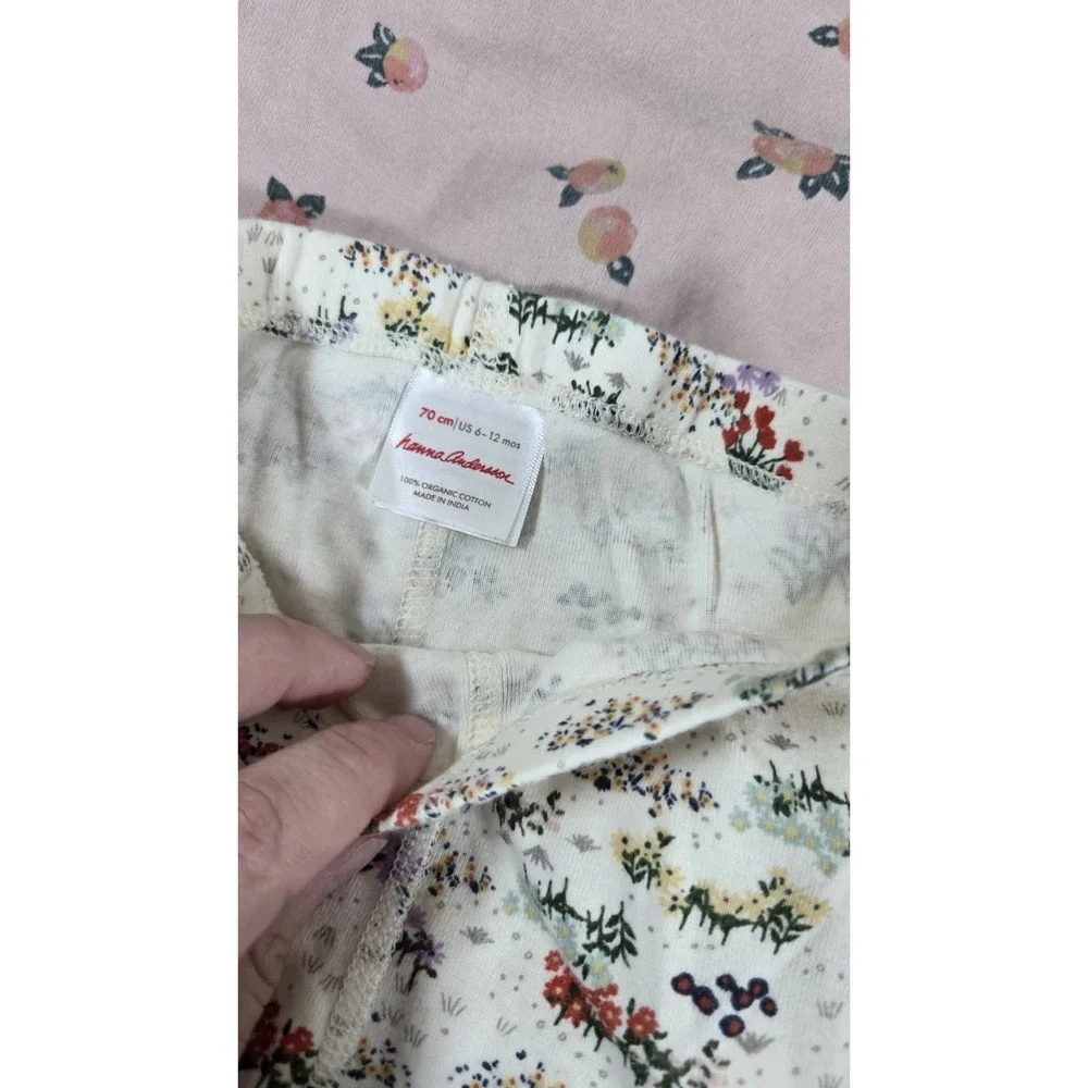 Hanna Andersson Baby Bundle 6–12m Organic Cotton Bodysuit Leggings Monica + Andy